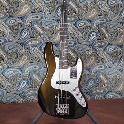 Fender American Ultra II Jazz Bass Texas Tea w/Molded Hard Case image 2