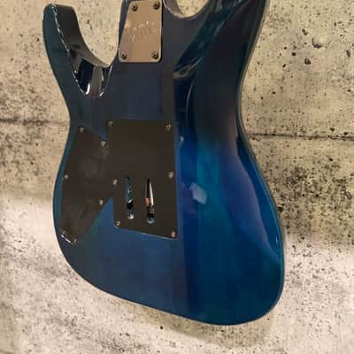 ESP LTD MH-103 QM 2008 - 2018 - See Thru Blue image 5