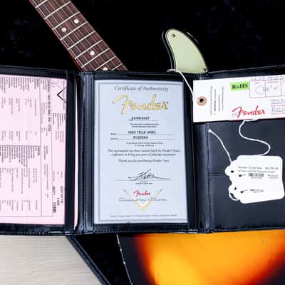 Fender Custom Shop 1963 Telecaster Heavy Relic Sunburst image 16
