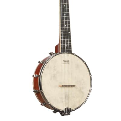 Kala Natural Mahogany Banjo Concert Ukulele image 1