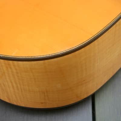 Yamaki YB400 Buffalo Head Dreadnought Guitar Circa 1980 Natural+Hard Case image 18