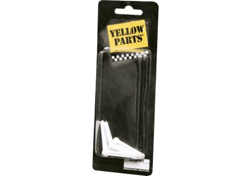 Yellow Parts Pièce détachée Chevilles plastiques blanches pour guitare folk lot de 6 image 1