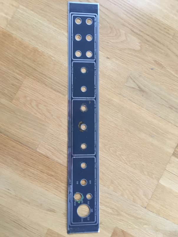 Vox AC30 JMI control panel 1963-1965 - Grey plate image 1
