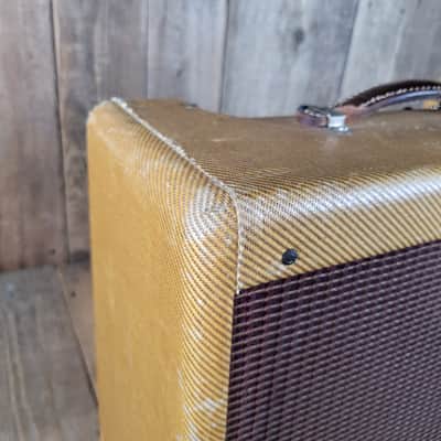 Fender Tweed Princeton 5F2 1956 Clean, 100% Original and it Works Great! - Tweed image 5