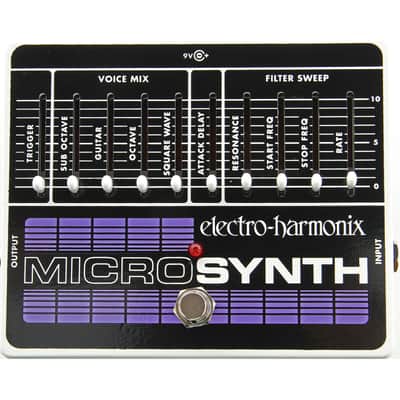 Electro-Harmonix Micro Synthesizer Analog Guitar Microsynth Effects Pedal image 2