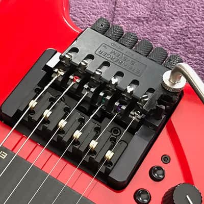 Vintage Left-Handed Red Steinberger GL4T TransTrem Guitar - Restored by Jeff Babicz! - HeadlessUSA image 6