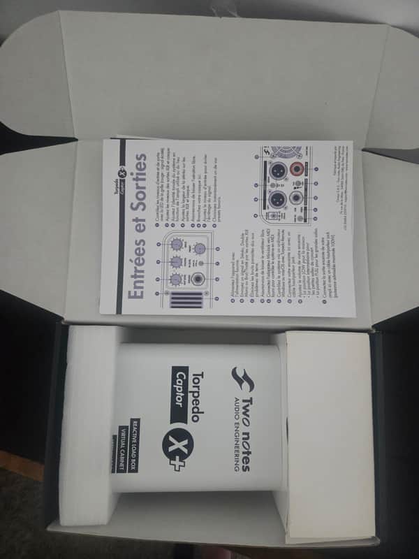 Two Notes Torpedo Captor X 16ohm Stereo Reactive Load Box / Attenuator 2020 - White image 1