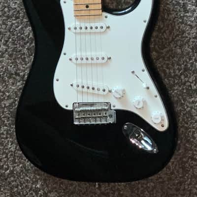 2020 Fender Player Stratocaster with Maple Fretboard electric guitar black image 1