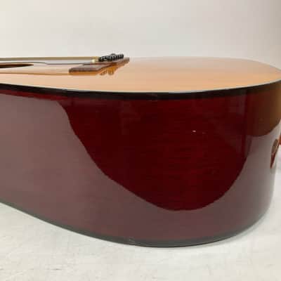 Washburn D12-12N 12-String Acoustic Guitar & Hard Case ***NECK CRACKED*** image 14