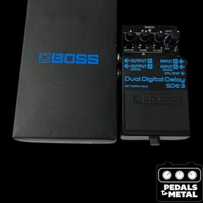 Boss SDE-3 Dual Digital Delay 2024 - Present - Black - X18533 image 1