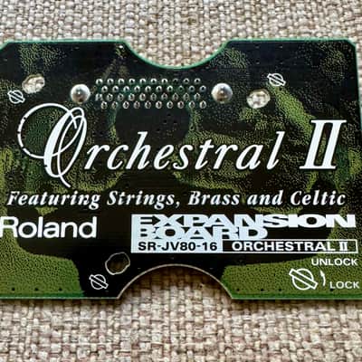 Roland SR-JV80-16 Orchestral II Expansion Board 1990s - Green