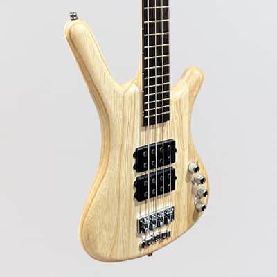 Warwick RockBass Corvette $$ 4 String Electric Bass Guitar - Natural Transparent Satin image 2
