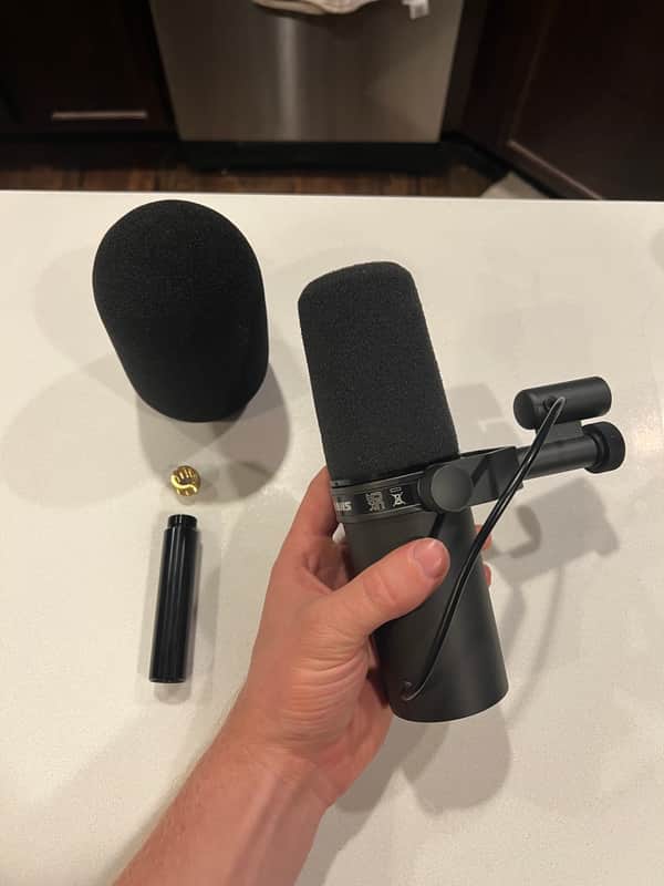 Shure SM7B Cardioid Dynamic Microphone 2001 - Present - Black image 1