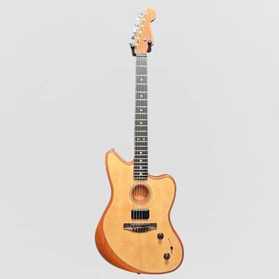 Fender American Acoustasonic Jazzmaster Acoustic-Electric Guitar - Natural image 10