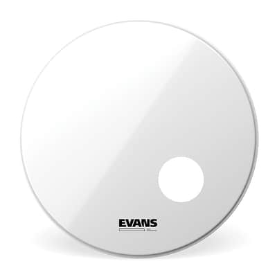 Evans BD22RSW EQ3 Resonant Smooth White Bass Drum Head - 22"
