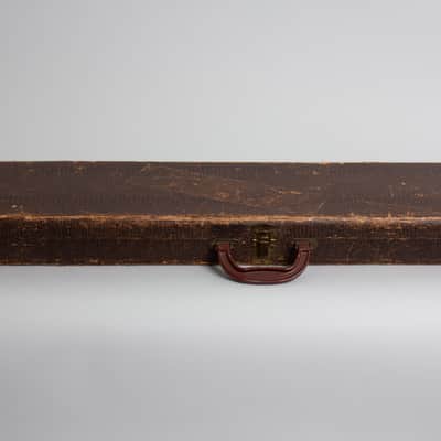 Bronson Singing Electric Lap Steel Electric Guitar, made by Valco (1952), ser. #X-14994, original brown hard shell case. image 11