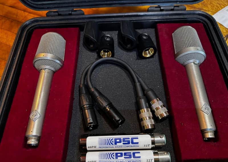 Neumann KM76 Microphone Pair - Sound Amazing - Multi-Pattern KM84 - Wonderful Tones! image 1