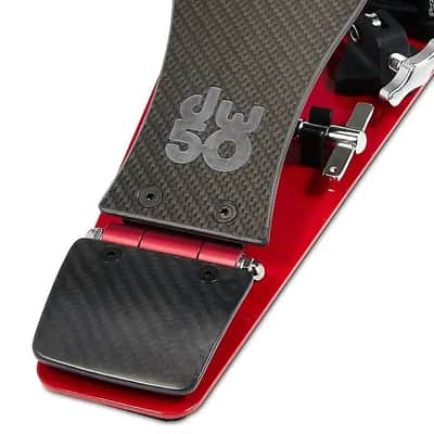 DW DWCP5050AD4C 5000 Series 50th Anniversary Single Bass Drum Pedal 2020s - Carbon Fiber image 4