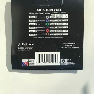 D'Addario ESXL120 Electric Guitar Strings image 2