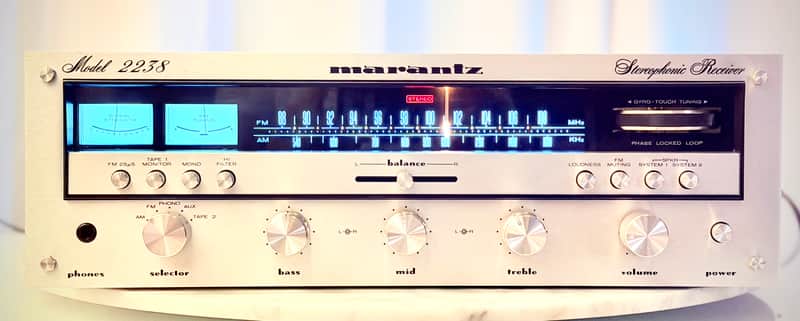 ✨ Marantz 2238 Vintage Stereo Receiver — Partial Recap • Warm White LED • 3+ Hr Tested image 1