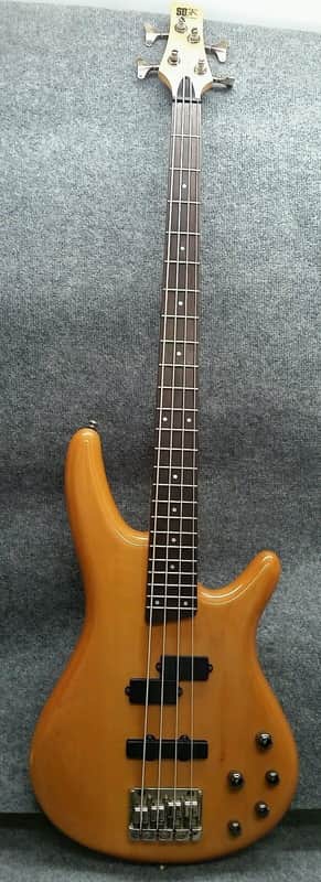Ibanez SR400 4 string  Vintage Blonde Active Pickups Bass image 1