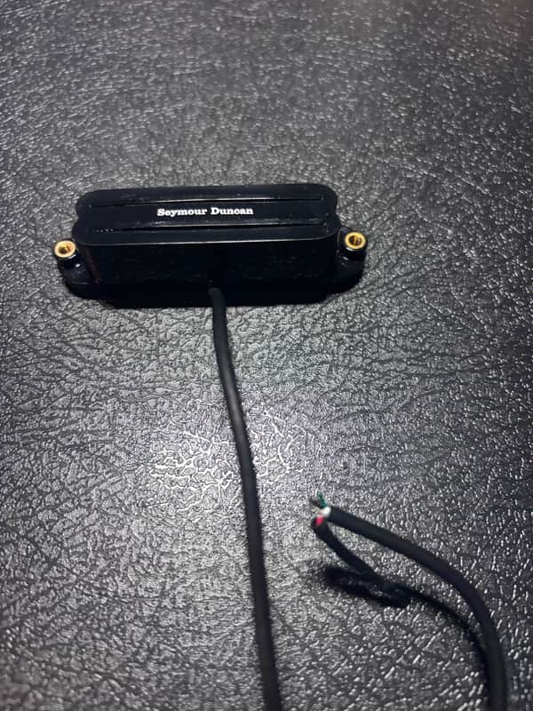 Seymour Duncan SCR-1b Cool Rails Strat Bridge Pickup 2010s - Black image 1