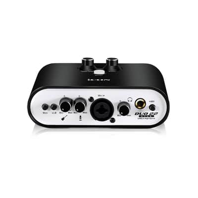 Icon Pro Audio Duo 22 Live USB Audio Interface with Mobile Streaming Capabilities, (1 mic preamp) image 1