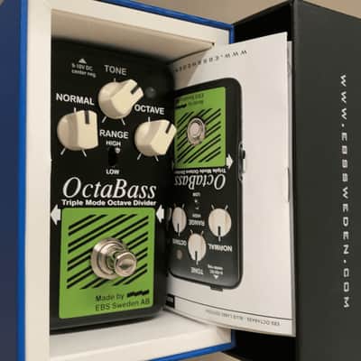 EBS OctaBass Blue Label Triple Mode Bass Octave Pedal