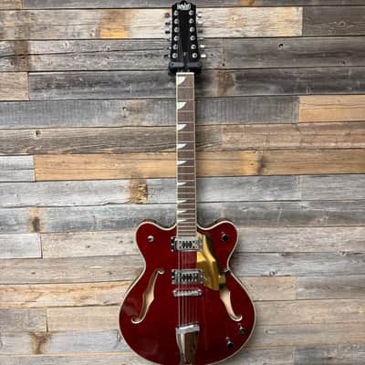 Eastwood Classic 12 Archtop Electric Guitar w/ Case image 9