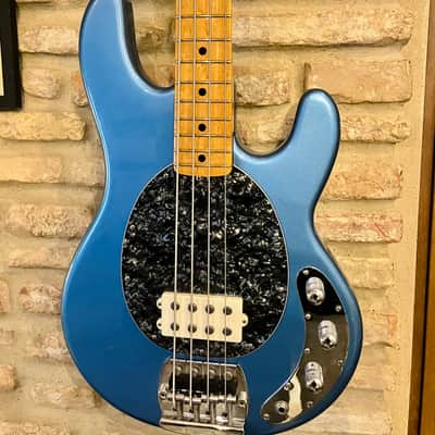Ernie Ball Music Man Classic StingRay 4 with Maple Fretboard 2010 - 2020 - Diego Blue image 1