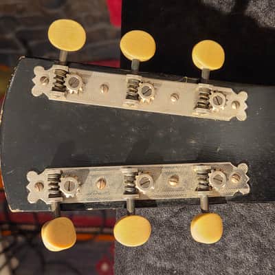 Vintage 1930s Dobro Lap Steel Electric Guitar w/ Original Chipboard Case image 14