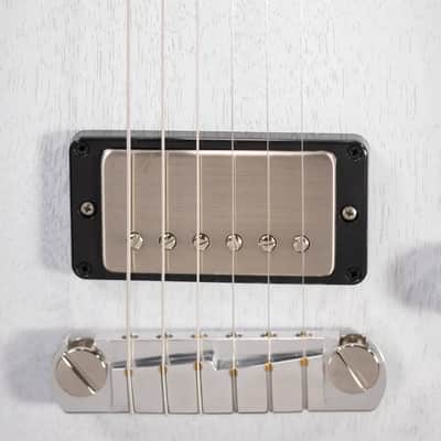 PRS S2 Mira 594 Satin Electric Guitar - Pearl White with Gig Bag image 9
