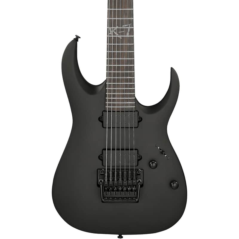 Ibanez K7YIN James "Munky" Shaffer Korn Signature 7-string Guitar - Matte Black image 1