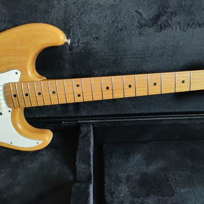 1997 Fender Stratocaster MIJ 1967 Reissue Natural Ash w/HSC image 3