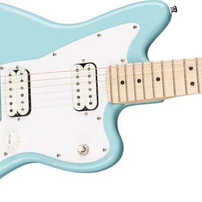 Fender Squier Mini Jazzmaster HH Daphne Blue Short-Scale Electric Guitar image 4
