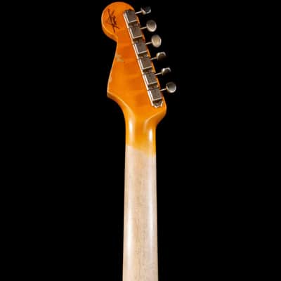 Fender Custom Shop 1961 Stratocaster Heavy Relic Rosewood Board Black R120468 image 8
