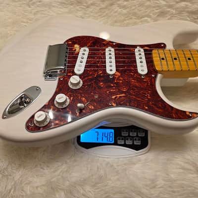 Immagine 2018 Fender American Original '50s Stratocaster - White Blonde - MINT Condition - 12