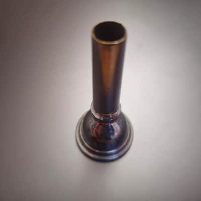 Mouthpiece Trumpet Nickel Plated 1940s Brand N-VEPA Н-ВЕПА Soviet Union image 6