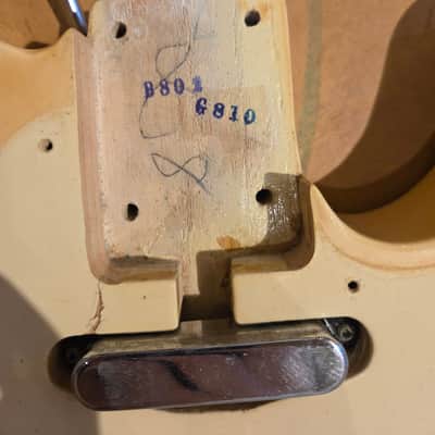 1968 Fender Telecaster - Blonde - All Original - Rosewood Fretbaord - w/OHSC image 15