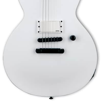 ESP LTD EC ARCTIC METAL Snow White Satin (B Stock) image 1
