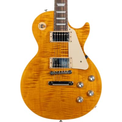 Gibson Les Paul Standard 60s Figured Top Electric Guitar - Honey Amber image 8