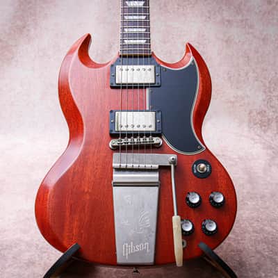 GIBSON USA Custom Shop VOS 1964 Reissue SG Maestro "Cherry + Rosewood" (2010) image 4