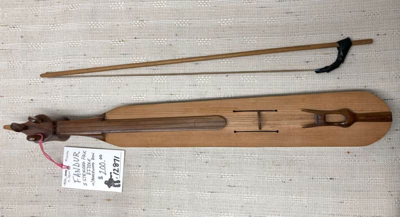 Fandur 3 String Folk Fiddle 1960s with Beechwood Bow 16191 image 1