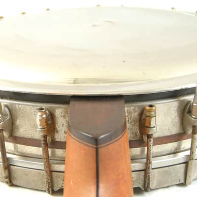 1925 Vega Tu-Ba-Phone Style M 4-String Tenor Banjo with Original Case image 6