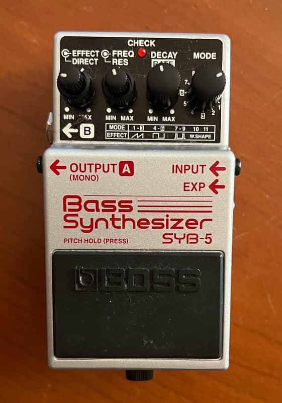 Boss SYB-5 Bass Synthesizer 2004 - Present - Silver image 1