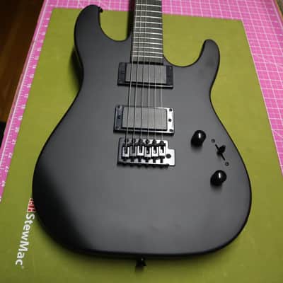 Harley Benton HWY-25BKS Progressive 2022 Black Matte Free FretWerx Setup and Fret Polish USA Stock image 2