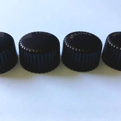 1960's Harmony / Silvertone Dark Brown Cupcake Guitar Knobs - Complete Set Of 4 image 4