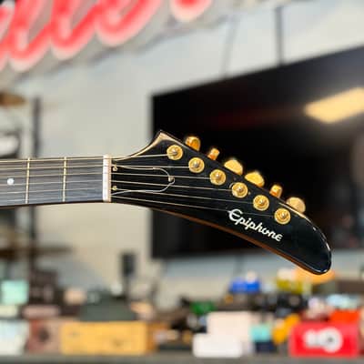 Epiphone Limited Edition '58 Korina Explorer Reissue 2022 - Antique Natural (Black Pickguard) image 3