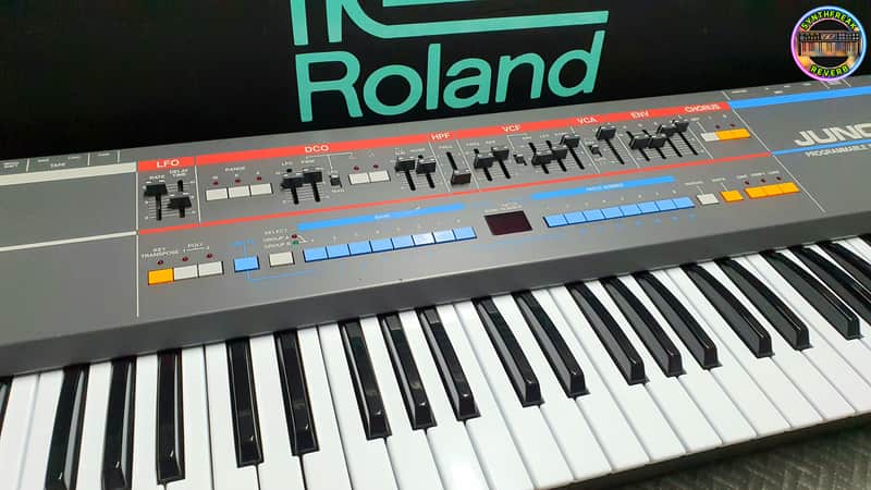 Roland Juno 106 ✅ 61-Key Programmable Polyphonic ✅RARE from ´80s✅ Synthesizer / Keyboard ✅ Cleaned & Full Checked✅ Roland Juno-106✅ Roland Juno 60 little Brother image 1