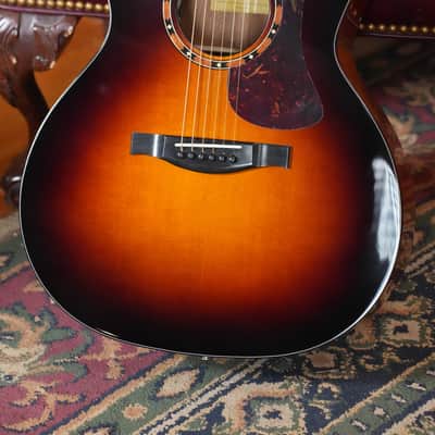 Eastman AC122-2CE-DLX-SB Cedar/Sapele Sunburst Cutaway Grand Auditorium Guitar w/Fishman Pickup #3693 image 2